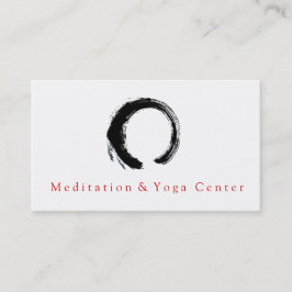 Zen Circle Enso Yoga Instructor and Life Coach Visitenkarte