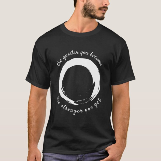 Zen Circle Meditation Quiet stark T-Shirt (Vorderseite)