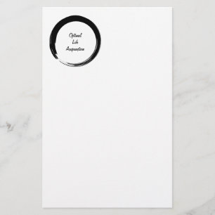 Zen Circle mit Logo v2 Briefpapier