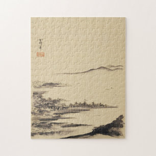 Zen Classics - Sesshu - Herbstlandschaft Puzzle