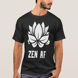 Zen der Lotusblume Yoga-Kleidung Spirituelles T-S T-Shirt