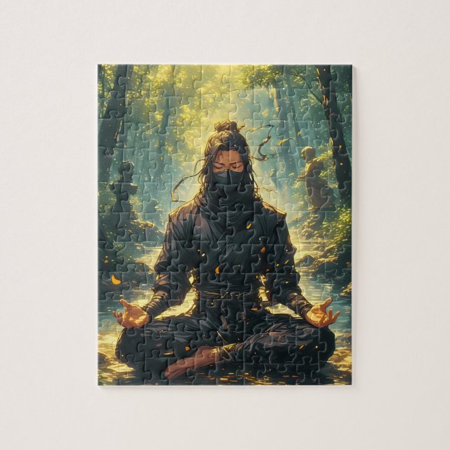Zen des Schattenkriegers Puzzle (Vertikal)