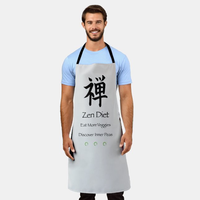 Zen Diät essen mehr Veggies Schürze (Getragen)