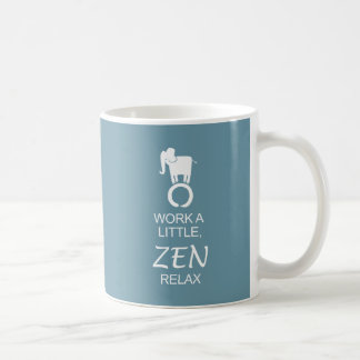 Zen-Elefant Enso entspannen sich Kaffeetasse