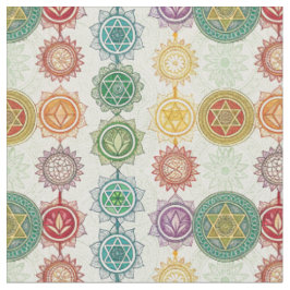 Zen-Energie-Symbol-Mandala-Designmuster-Kunst Stoff