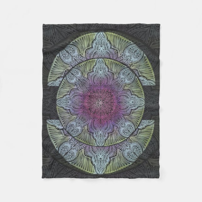Zen Erwachen, Reiki, Heilung, Chakra Fleecedecke (Vorderseite)