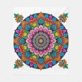 Zen Essence: Mandala Meditation Blanket Fleecedecke