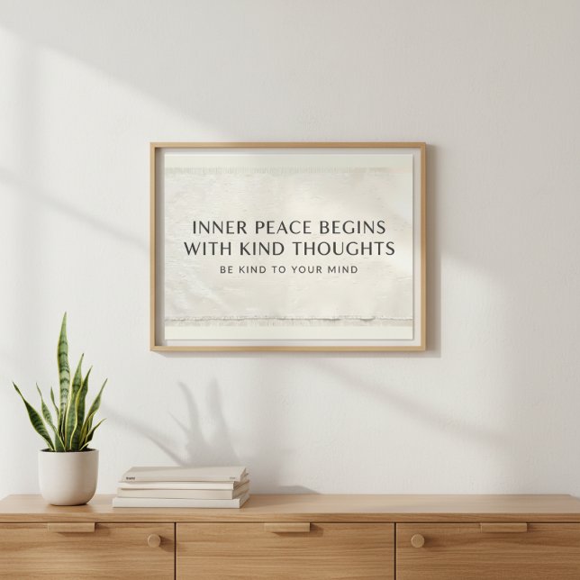 Zen Fabric Texture Mental Health Art Fotodruck (Von Creator hochgeladen)