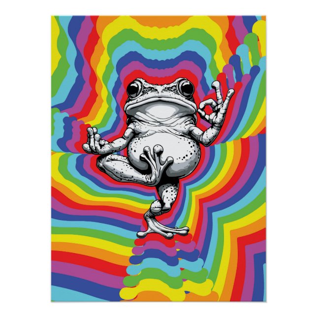 Zen Frog Masterpiece Poster (Vorderseite)