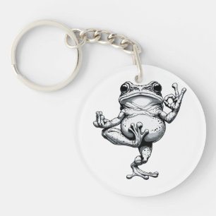 Zen Frog Masterpiece Schlüsselanhänger
