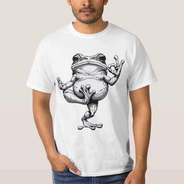 Zen Frog Masterpiece T-Shirt (Vorderseite)