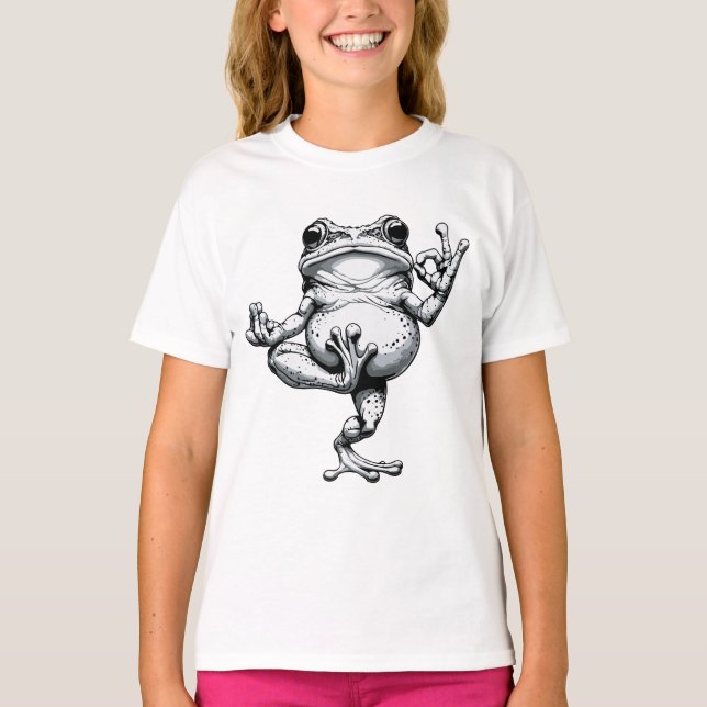 Zen Frog Masterpiece T-Shirt (Vorderseite)