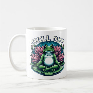 Zen Frog Meditation - Chill Out & Relax Kaffeetasse
