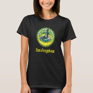 Zen Frogulous Yoga Frog Yoga Guru Namaste Mandala T-Shirt