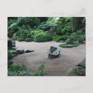 Zen Garden H Landschaftsgarten Fotografie Postkart Postkarte