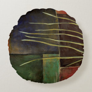 Zen Garden I Rundes Kissen