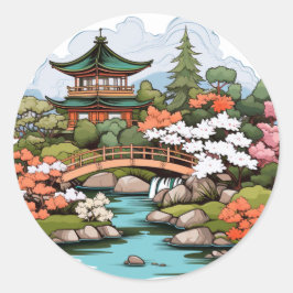Zen Garden Landscape Sticker