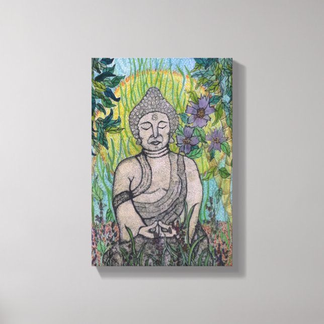Zen Garden Leinwanddruck (Vorderseite)