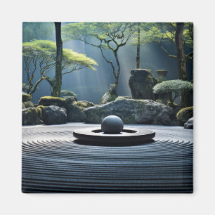 Zen Garden Ruhige Friedliche Natur Magnet