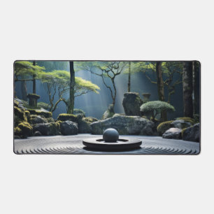 Zen Garden Ruhige Friedliche Natur Schreibtischunterlage