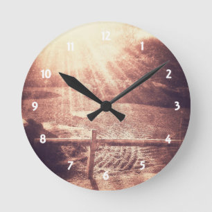 Zen Garden Runde Wanduhr