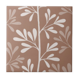 Zen Garden Stems XL12 minimal botanisch weiß Fliese