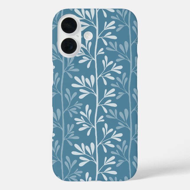 Zen Garden Stems XL12 minimal weiß botanisch Case-Mate iPhone Hülle (Rückseite)
