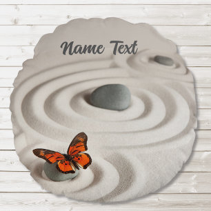 Zen Garten Meditation Rund Kissenhülle Rundes Kissen