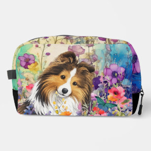 ZEN GARTEN Sheltie sable - kleine Accessoire-Tasch Waschbeutel