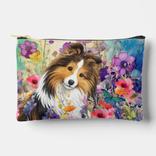 ZEN GARTEN Sheltie sable - kleine Accessoire-Tasch Zubehörtasche