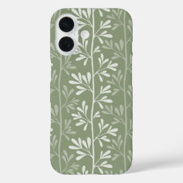 Zen-Garten-Stiele Minimales Botanisches Salbeigrün iPhone 16 Hülle