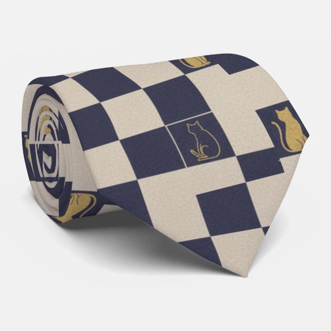 Zen Geometry: Traditional Japanese Kamon  Krawatte (Gerollt)