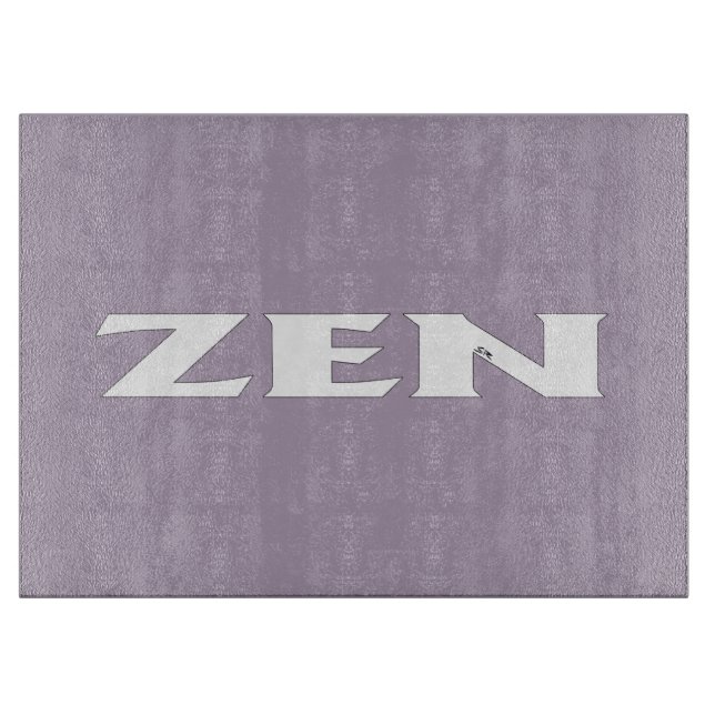 Zen-Glas-Schneidpappe Schneidebrett (Vorderseite)