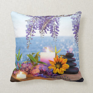 Zen-Glücksmeditationsfriedensyoga chakra namaste 2 Kissen