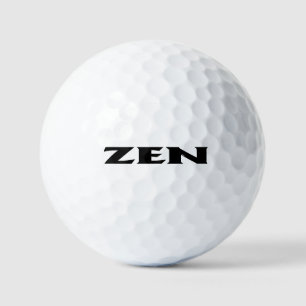 Zen Golfbälle mit schwarzem Wert 12 pk