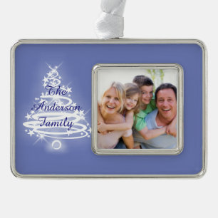 Zen Holiday Ornaments Rahmen-Ornament Silber