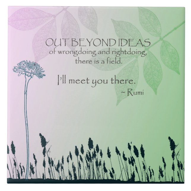 Zen-Ideen Fliese (Vorderseite)