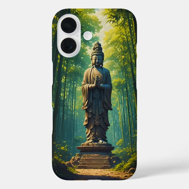 Zen im Bambushain Case-Mate iPhone Hülle (Rückseite)