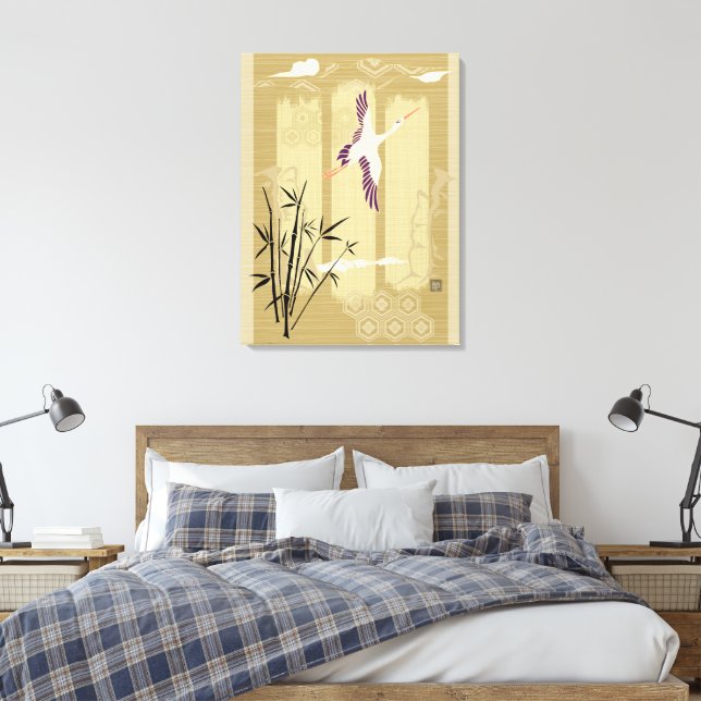 Zen-Insel Leinwanddruck (Insitu (Schlafzimmer))