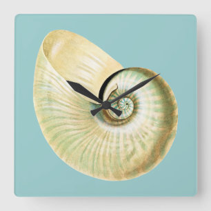 Zen Inspiriert Beach Theme Quadratische Wanduhr