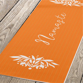 Zen Inspiriert Flaming Lotus Blume Yoga Mat Yogamatte