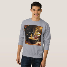 Zen-Katze und der unerwartete Touchdown Sweatshirt
