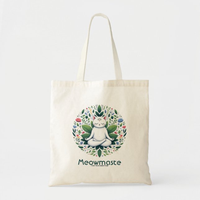 Zen-Katzenmedikation Meowmaste Tragetasche (Vorne)