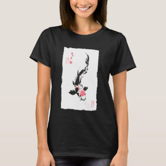 Zen Koi Fish Japanese Painting Good Fortune & Stre T-Shirt