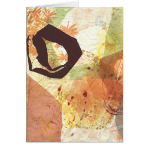 Zen-Kreis Enso Durchgangs-abstrakte Karte