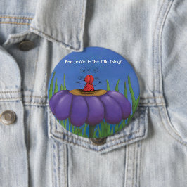 Zen Ladybug Button