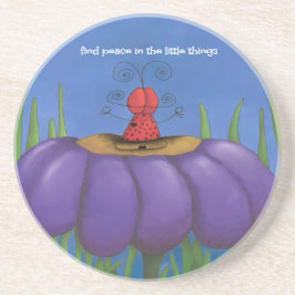Zen Ladybug Getränkeuntersetzer