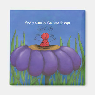 Zen Ladybug Magnet