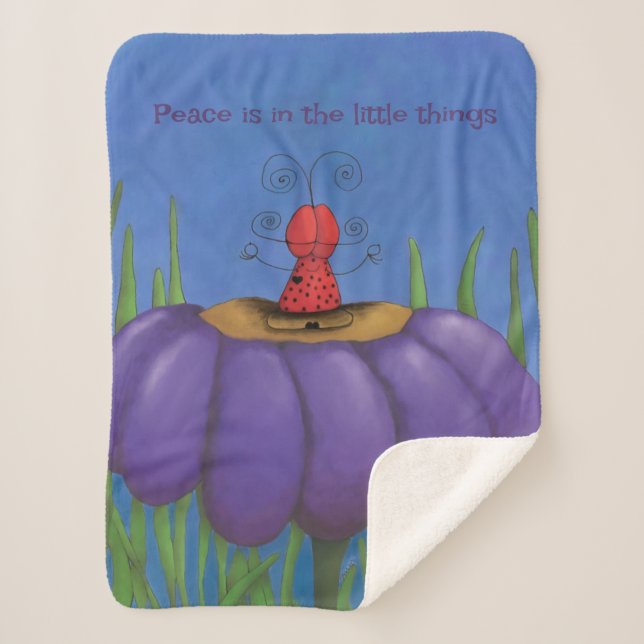 Zen Ladybug Sherpadecke (Vorderseite)