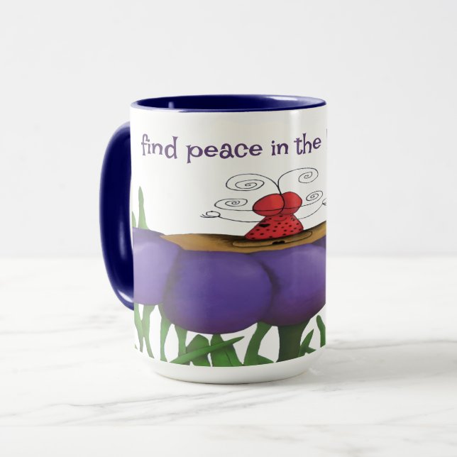 Zen Ladybug Tasse (Vorderseite Links)